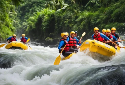 rafting bali